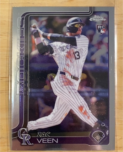 2025 Topps Chrome Update #USC28 Zac Veen — front