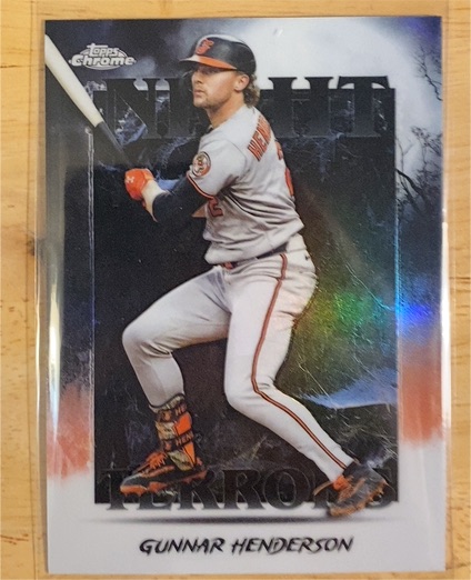 2025 Topps Chrome Update #NT-16 Gunnar Henderson Night Terrors — front