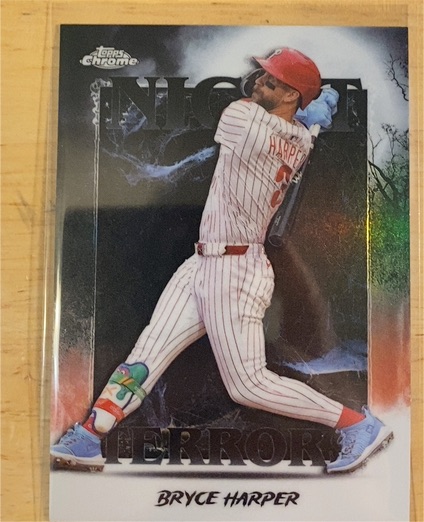 2025 Topps Chrome Update #NT-12 Bryce Harper Night Terrors — front