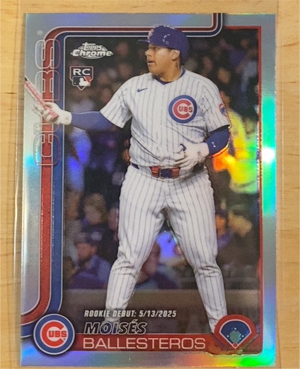 2025 Topps Chrome Update #USC7 Moisés Ballesteros — front