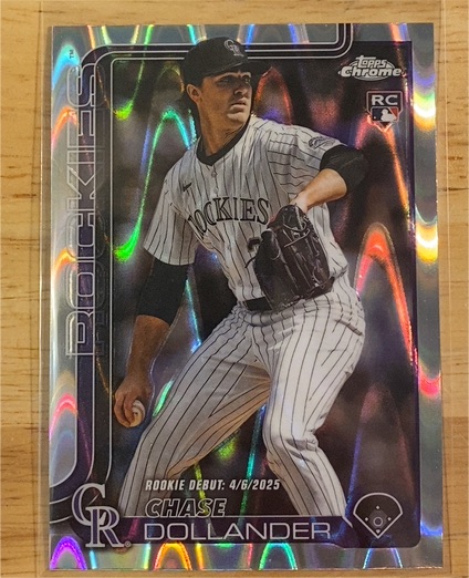 2025 Topps Chrome Update #USC175 Chase Dollander — front