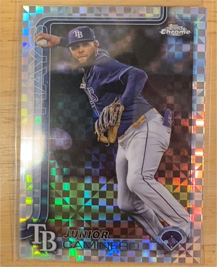 2024 Topps Chrome X-Fractor #159 Junior Caminero — front