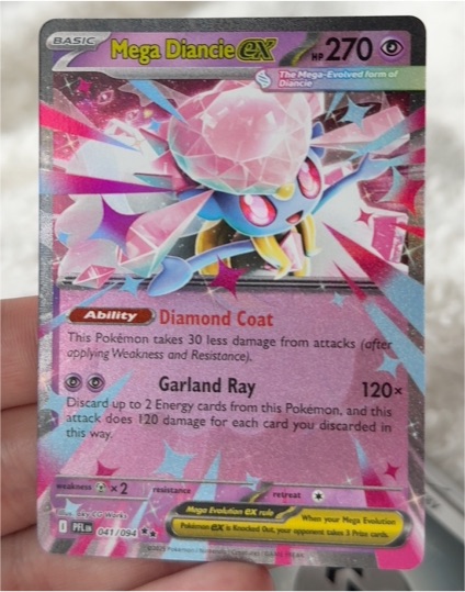 2025 Pokémon ME02: Phantasmal Flames #041 Mega Diancie ex — front