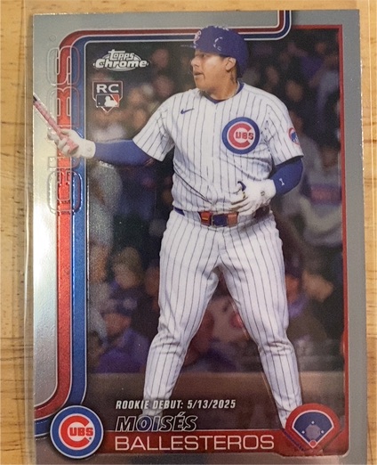 2025 Topps Chrome Update #USC7 Moisés Ballesteros — front