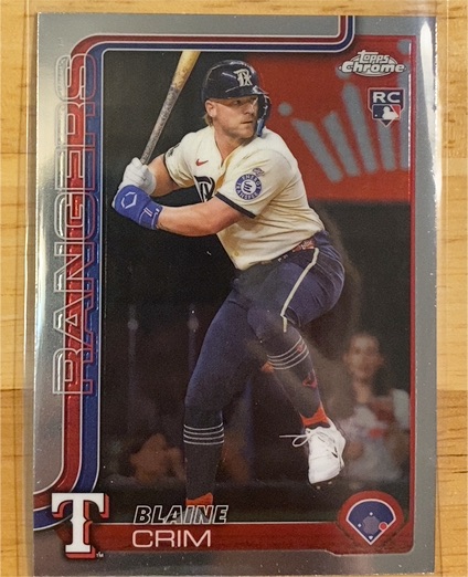 2025 Topps Chrome Update #USC83 Blaine Crim — front