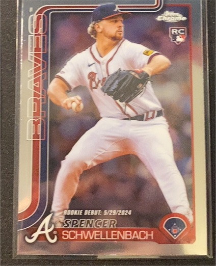 2025 Topps Chrome Update #USC132 Spencer Schwellenbach — front