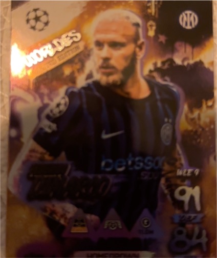 2023 Topps UEFA Champions League Marten de Roon #91 Inter Milan — front