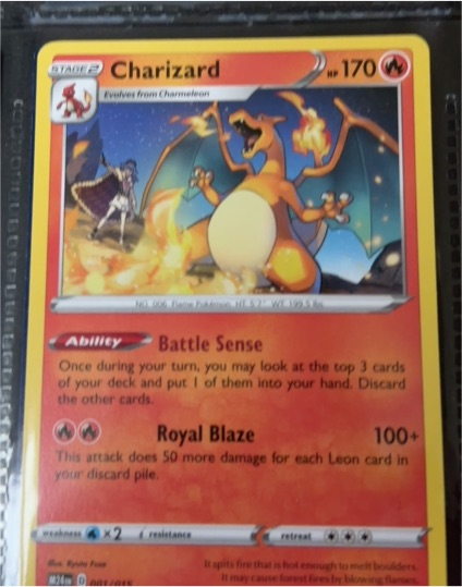 2025 Pokémon McDonald's Promos #001 Charizard — front