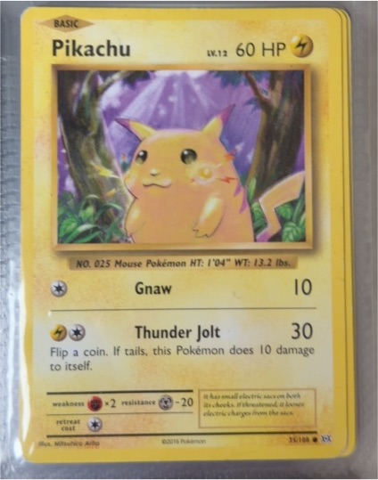 2016 Pokémon TCG #35 Pikachu — front