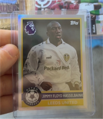 2025-26 Topps Premier League Retro Threads #400 Jimmy Floyd Hasselbaink — front