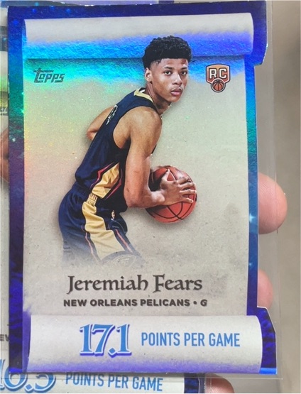 2025-26 Topps Holiday #ML-7 Jeremiah Fears — front