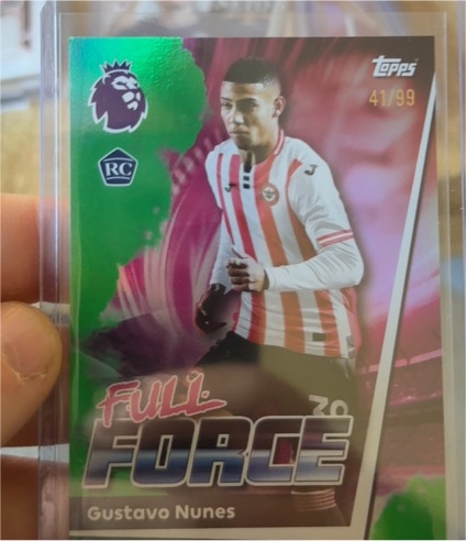 2025-26 Topps Premier League Full Force #71 Gustavo Nunes — front