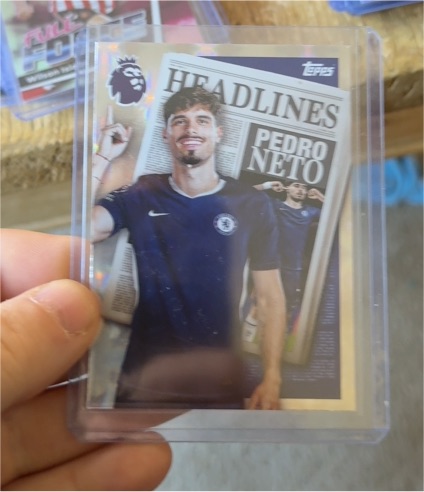2025-26 Topps Premier League Headlines #444 Pedro Neto Chelsea FC — front