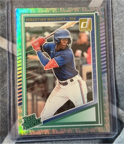 2025 Donruss #103 Sebastian Walcott Rated Prospect — front