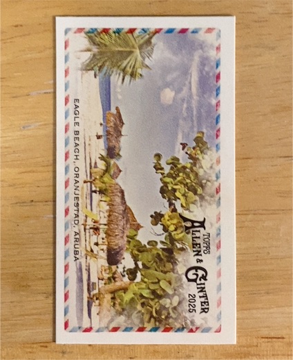 2025 Topps Allen & Ginter #BI-29 Eagle Beach, Oranjestad, Aruba — front