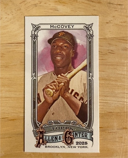 2025 Topps Allen & Ginter #302 Willie McCovey — front
