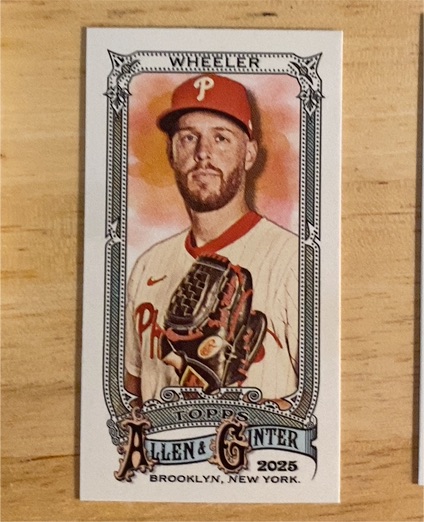 2025 Topps Allen & Ginter #142 Zack Wheeler — front