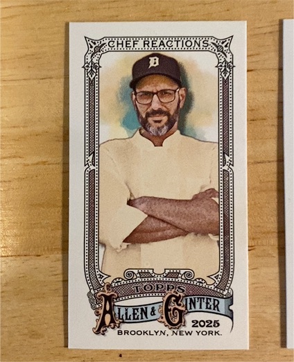 2025 Topps Allen & Ginter #211 Chef Reactions — front