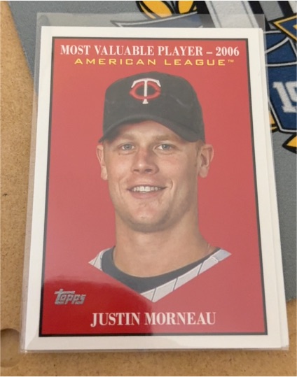 2025 Topps Update Series #MV-21 Justin Morneau — front