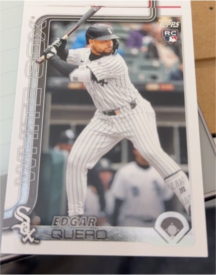 2025 Topps Chrome Update #USC165 Edgar Quero — front