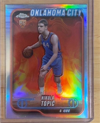 2024-25 Topps Chrome #119 Nikola Topic — front