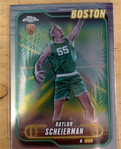 2024-25 Topps Chrome #143 Baylor Scheierman — front