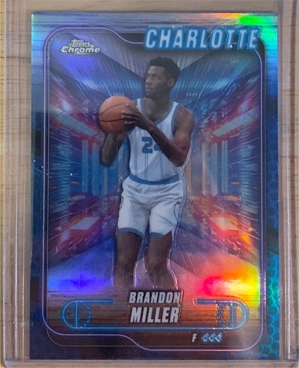 2024-25 Topps Chrome #61 Brandon Miller — front