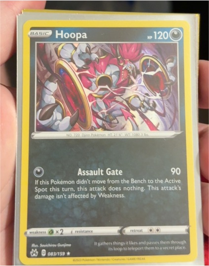 2023 Pokémon Crown Zenith #083 Hoopa — front