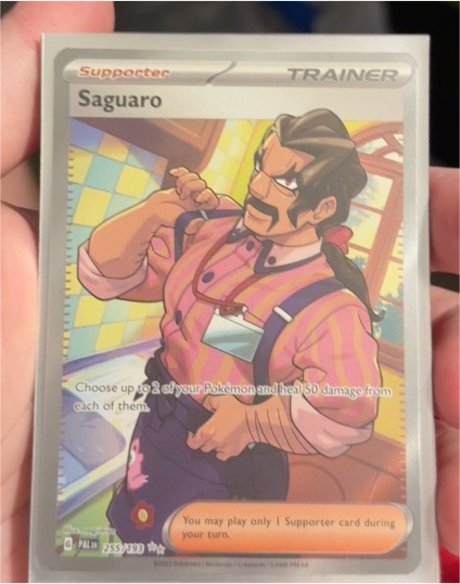 2023 Pokémon SV02: Paldea Evolved #255 Saguaro — front