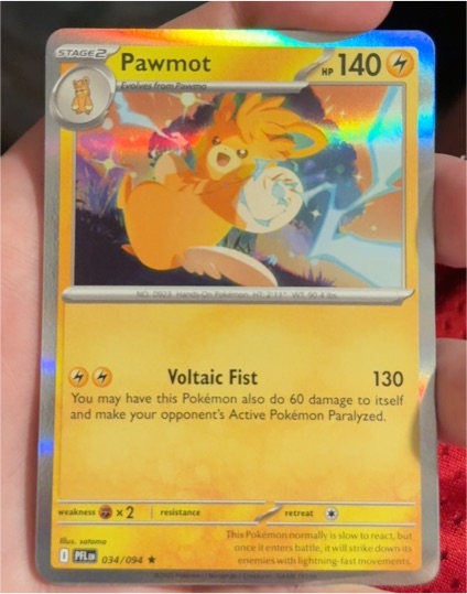 2023 Pokémon ME02: Phantasmal Flames #034 Pawmot — front