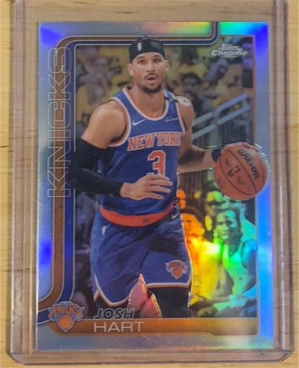 2025-26 Topps Chrome #160 Josh Hart — front