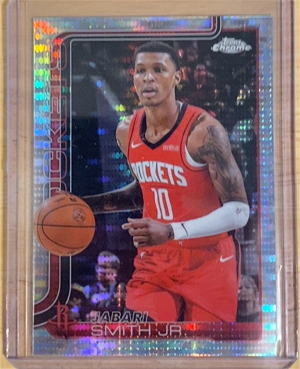2025-26 Topps Chrome #62 Jabari Smith Jr. — front