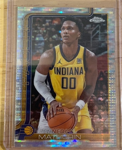 2025-26 Topps Chrome #93 Benedict Mathurin — front