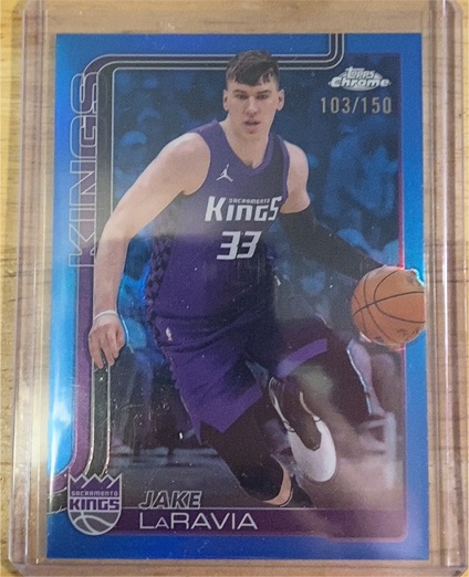 2025-26 Topps Chrome #230 Jake LaRavia — front