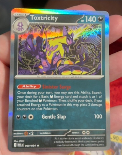 2025 Pokemon ME02: Phantasmal Flames #068/094 Toxtricity — front