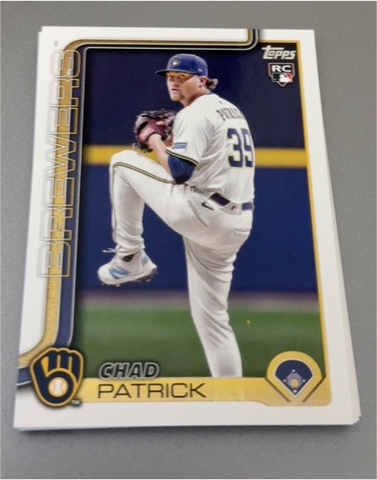 2025 Topps Update #US307 Chad Patrick — front