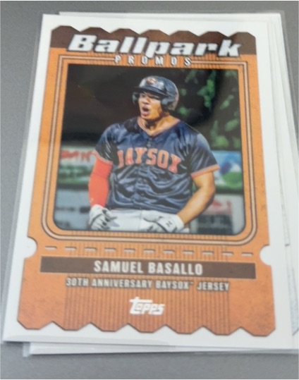 2025 Topps Pro Debut Ballpark Promos #BP-8 Samuel Basallo — front
