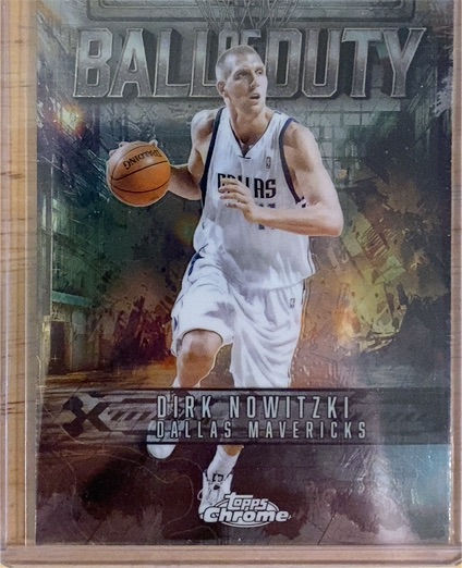 2025-26 Topps Chrome #BD-17 Dirk Nowitzki Ball of Duty — front