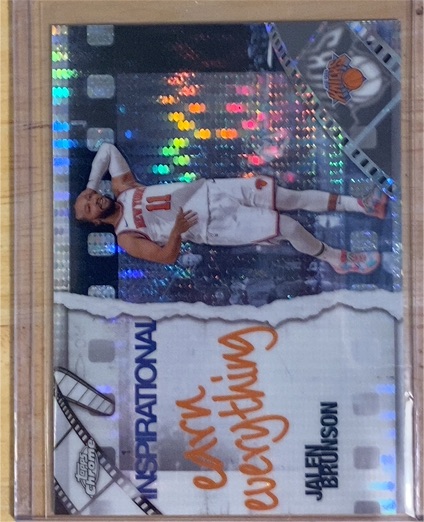 2025-26 Topps Chrome #IP-12 Jalen Brunson Inspirational — front