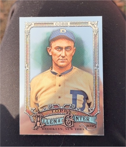 2025 Topps Allen & Ginter #55 Ty Cobb — front
