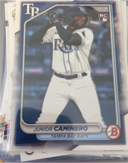 2024 Bowman #20 Junior Caminero — front