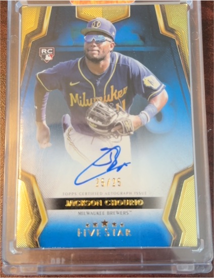 2024 Topps Five Star #FSA-JCH Jackson Chourio — front