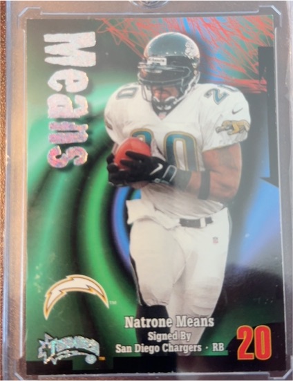 1998 SkyBox Thunder #61 Natrone Means — front