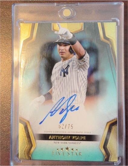2024 Topps Five Star #62 Anthony Volpe — front