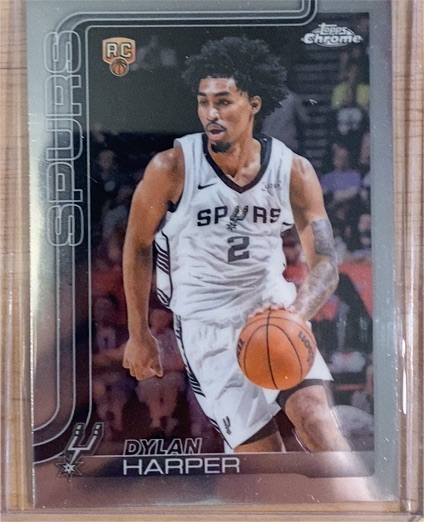 2025-26 Topps Chrome #252 Dylan Harper — front