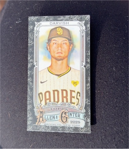 2025 Topps Allen & Ginter Mini #150 Yu Darvish — front