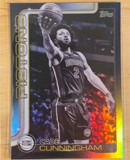 2025-26 Topps #40 Cade Cunningham — front