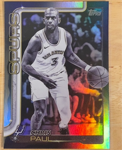 2025-26 Topps #198 Chris Paul Blackout — front