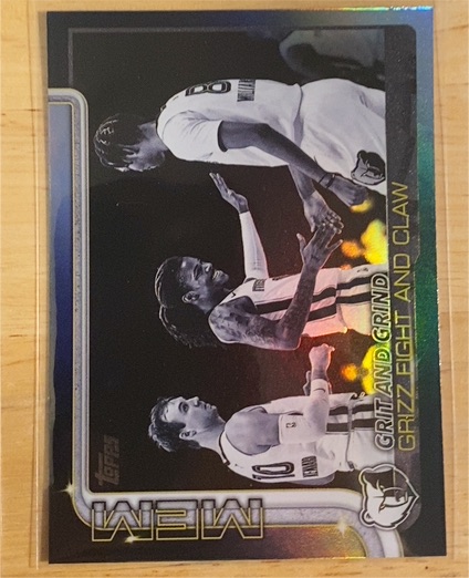 2025-26 Topps #298 Grit and Grind Grizz Fight and Claw Memphis Grizzlies — front