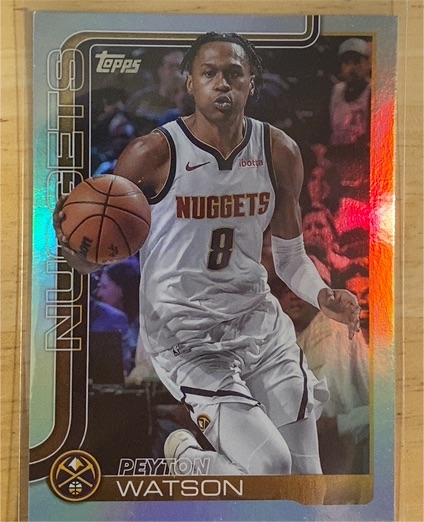 2025-26 Topps #106 Peyton Watson — front